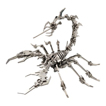 Scorpion King 3D Nerūsējošā Tērauda DIY Apkopot Noņemams Modelis Puzzle Rotājumi Modeļu Veidošanas Komplekti Bērniem, Vīriešiem, Dāvanu