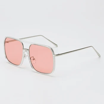 Sieviešu Modes Saulesbrilles Liels Rāmis Melns Vīriešu Lēti Skaidrs, Brilles par Vairumtirdzniecības ar Lietu Dizaineris Retro Toņos, lai Sieviete