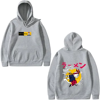 Skrūves vītne Aproces pelēkā vārna Vairākus stilus Japāņu Smieklīgi pūles Kaķis Hoodies sporta Krekls Hip Hop Streetwear Harajuku Vilnas Hoodies