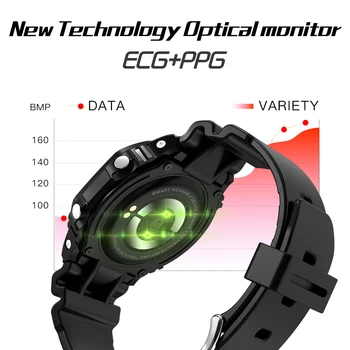 Smart Skatīties EKG+PPG IP68 Ūdensnecaurlaidīga Fitnesa Rokassprādze Sporta Pulksteņi Ios Android Sirdsdarbības ātruma Monitors, asinsspiediena Smartwatch