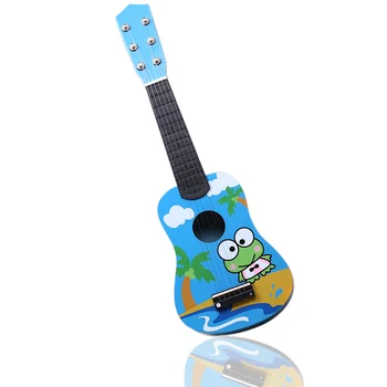 SOACH Klasisko ģitāru jaunu Blue Frog modelis 6-stīgu Bērnu akustisko guitarra koka iesācējiem, Mazās instrumento mūzikas dāvanu