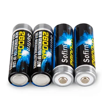 Sofirn 8 Komplekti AA AAA Baterijas 4 GAB AA 2600mAh & 4 GAB AAA 1100mAh NI-MH 1,2 V Uzlādējams Akumulators
