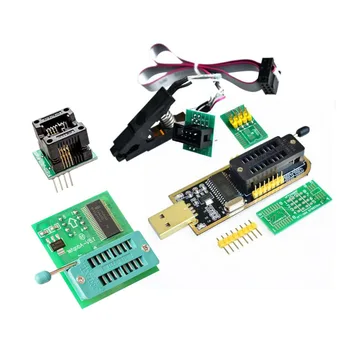 SOIC8 SOP8 Test Clip + 1.8 V dapter Iphone + 150mil Ligzda Converter Module + CH341A 24 25 Sērijas EEPROM, Flash BIOS