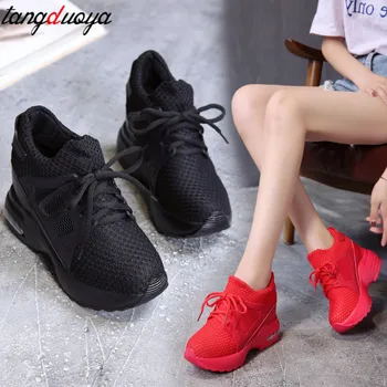 Sporta apavi sieviete platforma čības elpojošs acs apavi sievietēm 2020. gadam zapatos para correr calzado deportivo mujer