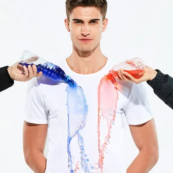 Sporta Tūrisma Vīriešu T-Krekls Stainproof Ūdensizturīgs, Elpojošs Pretapaugšanas Anti-Dirty ātri žāvēšanas T-krekls ar īsām piedurknēm