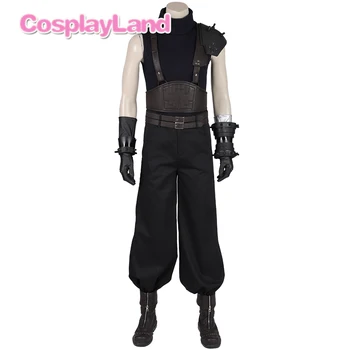 Spēle Final Fantasy VII Kostīmu Mākonis Nesaskaņas Cosplay Vienotu Halloween Karnevāla Puse Pieaugušo Vīriešu Bikses, Uzvalks Pasūtījuma