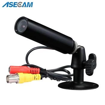 Super 3MP AHD Starlight Mini Ūdensizturīgs Kameras CCTV Kameras Mazā Melnā Metāla Lodi 1080P Analog Novērošanas Kamera