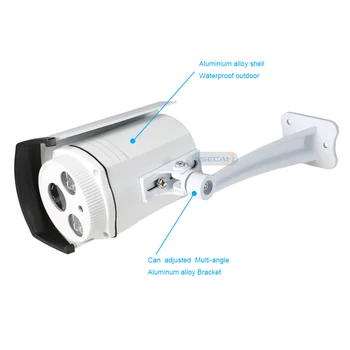 Super 5MP H. 265 IP Kamera Outdoor Onvif CCTV Bullet PoE Tīkla Masīva Ielas Novērošanas Kamera