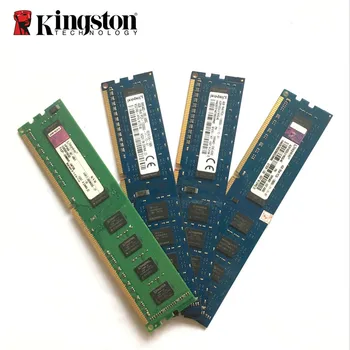 Sākotnējā Kingston 2GB 4GB 8GB 1R/2Rx8 PC3 PC3L 10600U 12800U 2G 4G DDR3 1333 8G 1600 MHz 10600 12800, datora atmiņas RAM
