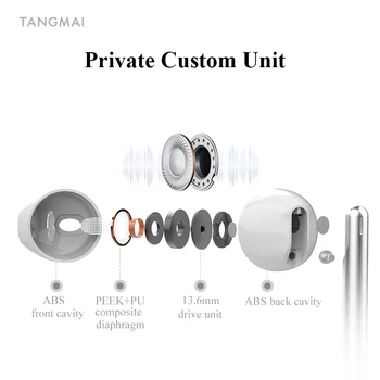 Sākotnējā Tangmai T3-Apgaismojuma Vadu Austiņas Ar MFI Sertificēts radīts iphone-ipod-ipad Ar Vadu Kontroles Ar Mikrofonu