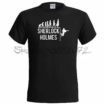 T-krekls vīriešiem kokvilnas Attīstību Šerloks Holmss Vīriešu T Krekls 221 b Baker Watson Konans Doils