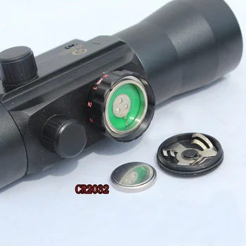 Taktiskā 3x40 Red Green Dot Sight darbības Joma Medību Šautene Šaušana 3X Palielinājuma Hologrāfiskā Riflescope Ar 11 & 20mm Rail Mount