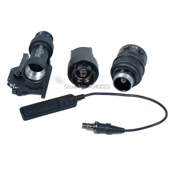 Taktiskā SF M952V LED Gaismas Ieroci Medību kabatas Lukturītis Dual 400 Lm Izejas Balta Gaisma Ar M93 QD Mount Atzīmēti Versija Melns