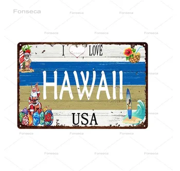 Tauta Karoga Pilsētas Ainavu Skārda Zīme Hawaii Pekinas Peru Kartes Metāla Zīmju Bārs Sienu Apdares, Interjera Glezniecības Plāksnes, Mākslas Plakātu