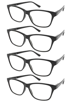 TBOC Pack: presbycia noguris apskatīt lasīšanas brilles- [Pack 4 vienības] beidzis Makaroni mount dizaina modes sieviete palielināmo stiklu