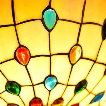 Tiffany Vidusjūras stila pāvs dabas shell griestu lampas spīdumi nakts gaismas led lampas, grīdas joslā mājas apgaismojums