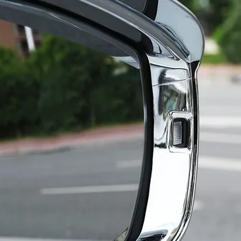 Tonlinker Ārpuse Automašīnu Atpakaļskata spogulis, lietus uzacu par Volkswagen T-ROC 2018-19 Car styling 2 GAB ABS Chrome Vāka uzlīme