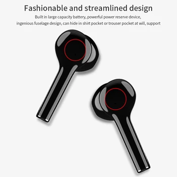Touch TWS Bluetooth 5.0 Uzlādes Box Bezvadu HiFi Auss Earbuds Austiņas