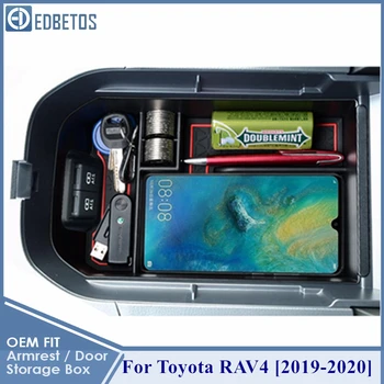 Toyota RAV4 RAV 4 2019 2020 Piederumi roku Balsts Glabāšanas Kaste Centra Konsoli, Konteineru Bin Renes Turētājs Uzpilde Talkas
