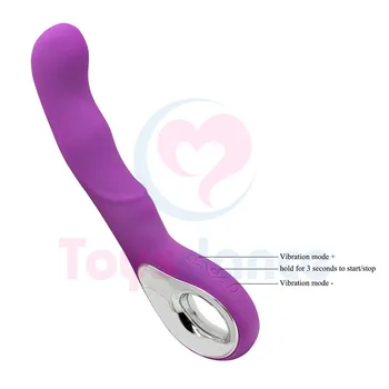 Toysdance 10 Režīmi Silikona G-spot Vibrators Sievietēm, USB Uzlādējams Spēcīgs Wand Massager Pieaugušo Seksa Rotaļlietu Orgasma Dildo Vibe