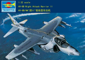 Trompetists 1/32 02285 AV-8B Nakts Uzbrukumu Lija II modelis komplekts