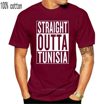 Tunisija t krekls vīriešiem iespiesti tee kreklu plus izmērs 3xl slim Gudrs, Ērtus Pavasara, Rudens tshirt