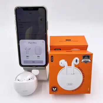 TWS Bluetooth 5.0 Eaphones Ar Uzlādes Lietā Bezvadu Austiņas IPX7 Ūdensizturīgs Earbuds Sporta 9D Stereo Touch Kontroli