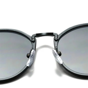 Unisex Saulesbrilles sieviešu polarizētās Metāla Rāmis Krāsains Objektīvs Klasiskās Vīriešu Modes Dāma Kaķu Acs brillēm, Populāri Sieviešu okulary S5