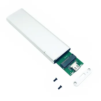USB 3.1 M. 2 NGFF SSD Cieto Disku Kastes Adapteri Kartes HDD Enclosure Gadījumā ar Type-C (Kabelis 2230/2242/2260/2280 m2 SATA SSD Gadījumā