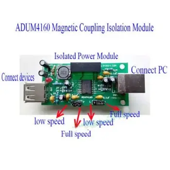 USB Izolatoru Aizsardzības pārvalde Magnētiskā Savienojuma Izolācijas Modulis ADUM4160 CNC