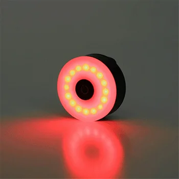 USB Velosipēds Aizmugures Gaismu Uzlādējams LED Velosipēda Ķivere, Mugursoma Sarkanā Lampa ar Velosipēdu Taillight Velosipēdu LED Gaismas