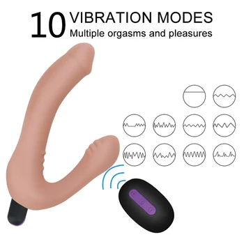 Uzlādējams 10 Ātrumu Pievienojiet Anālā Dildo Vibratoru Bezvadu Tālvadības Maksts G-Spot Anālais Vibratori Masturbator Seksa Rotaļlietas Sievietēm, Vīriešiem