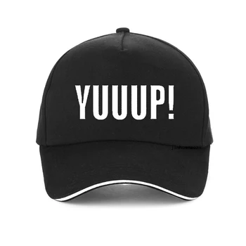 Vasaras Stils Smieklīgi Pieaugušo YUUUP! Drukāt vēstules Beisbola cepure Augstas Kvalitātes Kokvilnas Unisex regulējams snapback cepure kaulu