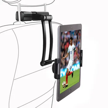 Vmonv Alumīnija Tablete Auto Turētājs Priekš iPad Gaisa Mini 2 3 4 Pro 12.9 Aizmugurējā Sēdekļa Pagalvi 5-13 Collu Planšetdatoru Tālrunis Stāvēt Iphone X 8