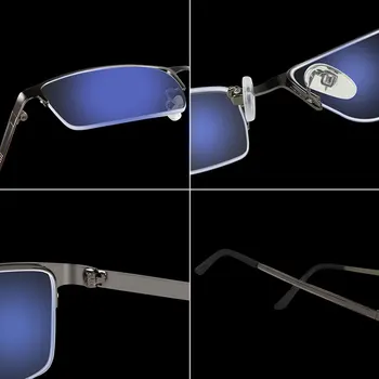 Vīriešu Zilā Gaisma Pretbloķēšanas Brilles ar Datoru, Brilles Blaulicht Spēļu Aizsardzības Blue Ray Aizsargbrilles Pret Radiāciju Antiglare