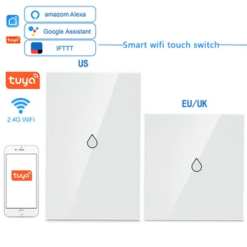Wifi Katlu Smart Switch Ūdens Sildītāju Slēdži,Balss Tālvadības Touch Panelis Taimeris Āra darbu alexa, google home