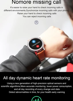Willgallop L11 smart watch sirds ritma monitors ar skārienekrānu Smartwatch IP68 ūdensnecaurlaidīga vīriešu un sieviešu fitnesa skatīties