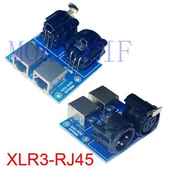 XLR3-RJ45 DMX512 Releji savienotājs,DMX512 RJ45 savienotājs XLR3 izmantot DMX-Releji kontrolieris led dekoderi DMX 512 kontrolieris