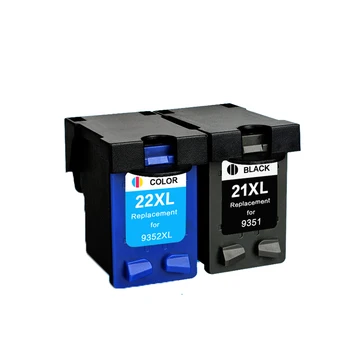 YLC 21XL 22XL tintes kasetnes Nomaiņas hp 21 HP21 HP 21xl Deskjet F380 F2180 F2280 F4180 F4100 F2100 F2200 F300 printeri