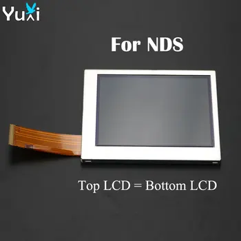 YuXi Top Apakšējās / Augšējās Apakšējās LCD Ekrānu Nintendo DS Par NDS Spēļu Konsole LCD Ekrāni