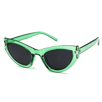 Ywjanp Modes Cat Eye Saulesbrilles Sieviešu Zīmolu, Dizaineru, Vintage, Retro, Saules brilles Sieviešu Modes Rīsu nagu Sunglass UV400 Toņos