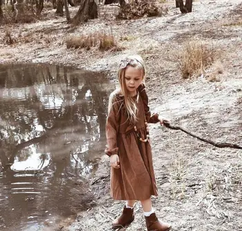 Ziemas 2019 meiteņu velveta kroku mežģīņu kleita toddler meitene kleitas
