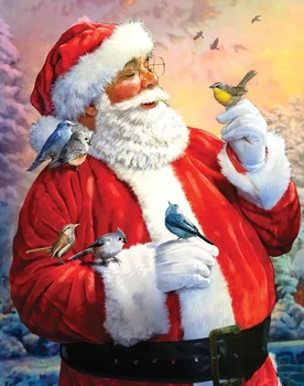 Ziemassvētku DIY Dekoru Dimanta Krāsošana Navidad Santa Claus, Sniegavīrs Dimanta Izšuvumu Glezniecības Xmas Mājas Dekoru новый год 30*40CM