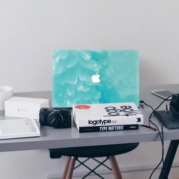 Zilo spalvu Vinila Decal Uzlīmes Uz DIY MacBook Air, Pro Retina 11 13 15 collu Decal Mac Klēpjdatoru Pilnībā Segtu Ādas kategorijas Uzlīme