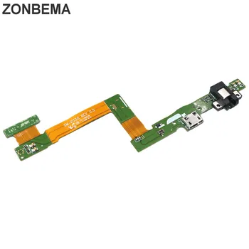 ZONBEMA 10pcs Oriģinālo USB Doks Lādētāja Savienotājs Uzlādes Ostas Flex Kabelis Lentes Samsung Galaxy Tab 9.7 P550 P555