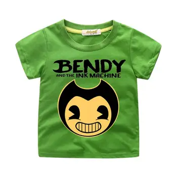 Zēni Summer Cartoon Bendy Drukāt Tees Top Kostīms Bērniem, 3D Smieklīgi Apģērbu Meitenēm ar Īsām Piedurknēm T-krekli Bērnu T Krekls Bērniem TX117